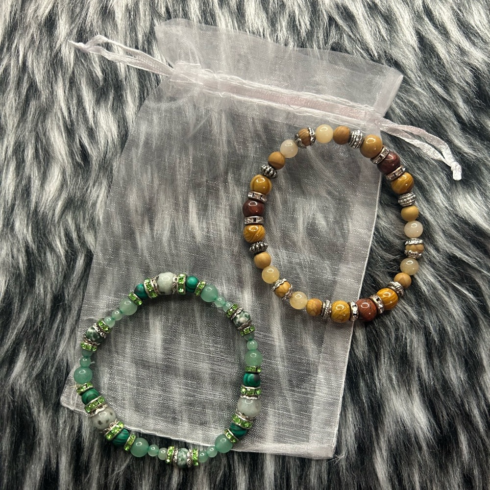 Tiger Eye & Aventurine Bracelet Bundle